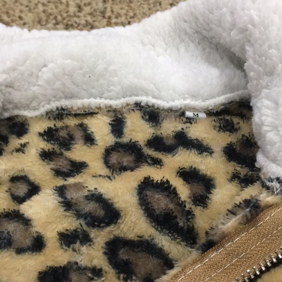 White and leopard pullover M - Picture 2 of 6